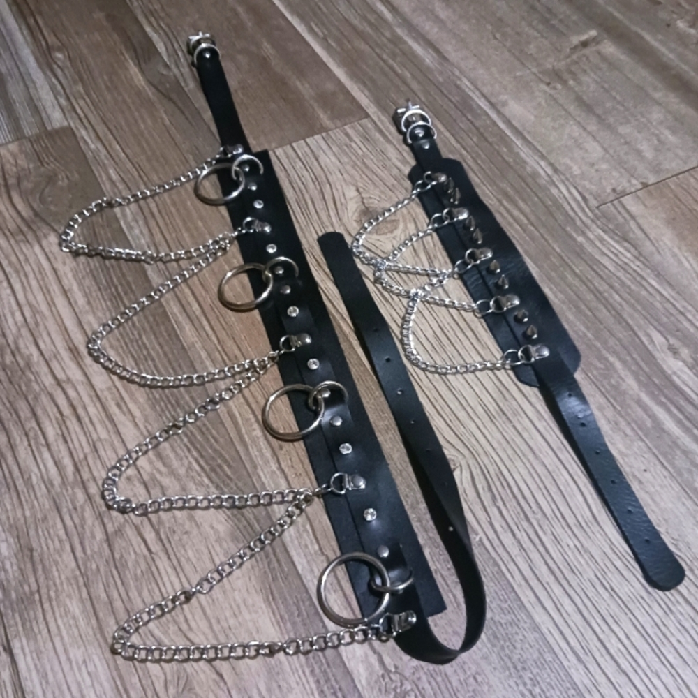 Black Belt and Choker Set, Hot Topic, S/M
